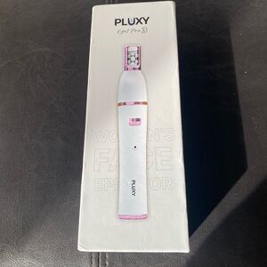 PLUXY Epi Pro 3 Women's Face Epilator - White and Pink